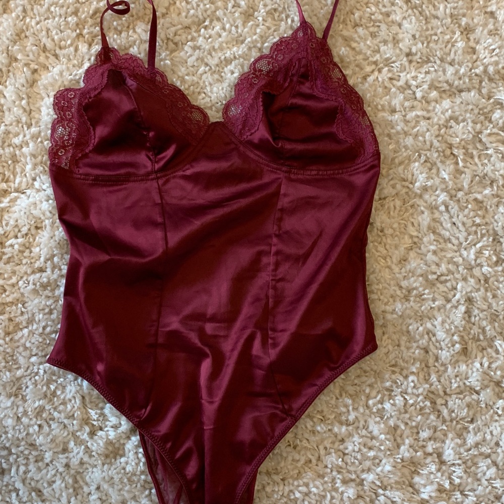 Red bodysuit